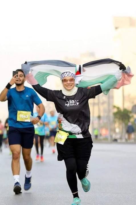 Marathon running tee